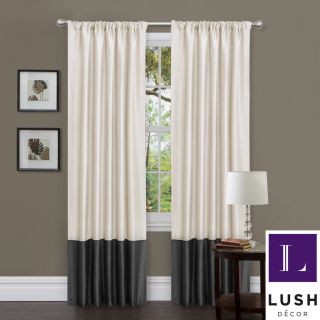 Lush Decor Milione Fiori 84 inch Curtain Panels (set Of 2)
