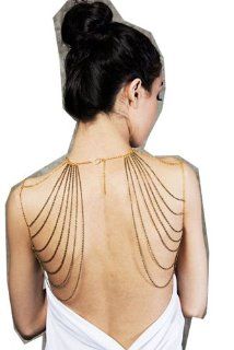 WIIPU Noble Queen Dance party shoulder Crossover Body Belly Harness Body Chain(wiipu C266): Jewelry