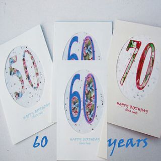 age birthday seed cards   60 by soso paper co