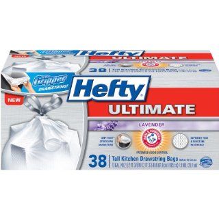 Hefty Ultimate Tall Kitchen Waste Bags, Lavender, 38 Count: Health & Personal Care