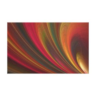Golden Soft Sand Waves Gallery Wrap Canvas
