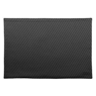 Black Carbon Fiber Placemat