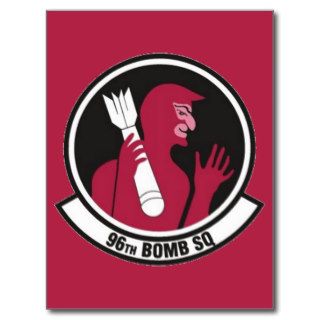 Air Force 96th Bomb Squadron Post Cards
