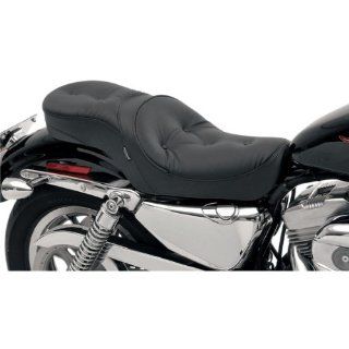 Drag Specialties Pillow Memory Foam Low Profile Touring Motorcycle Seat with 3.3 Gallon Tank For Harley Davidson Sportster Models 2004 2012   0804 0265: Automotive