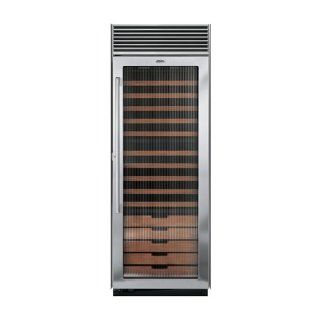 Viking DDWB301FRSS: 30" Full Height Wine Cellar, Fluted Glass, Right Hinge/Left Handle: Kitchen & Dining