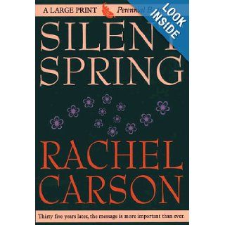 Silent Spring (Perennial Bestseller Collection) Rachel Carson 9780783880532 Books