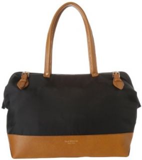 Isaac Mizrahi   Handbags Women's Katharine Large IM92023 000 Satchel,Black Nylon,One Size: Clothing