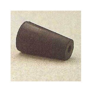 VWR Black Rubber Stoppers, One Hole 11 M291, Case of: Health & Personal Care