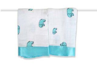 Aden + Anais Issie Security Blanket Set Declan Elephants : Nursery Blankets : Baby