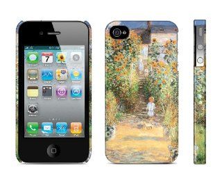 Iphone 4 / 4s Case The Artist's Garden at Vetheuil 1880 Claude Monet Cell Phone Cover: Cell Phones & Accessories