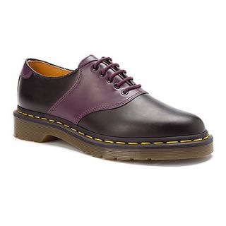 Dr Martens Rafi Saddle Shoe  Women's   Black/Purple Smooth