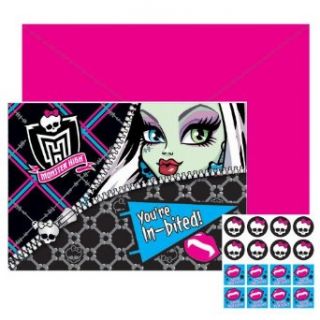 Monster High Invitations (8) Invites Cards Birthday Party Supplies Girl: Toys & Games