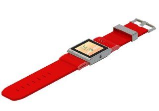 sWaP EC309 Smartwatch Phone Android 4.0 Watch phones 3G Watch Phone 5.0M Camera   Wifi   GPS (Red): Cell Phones & Accessories