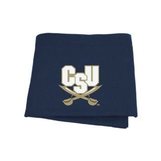 Charleston Southern Navy Sweatshirt Blanket 'CSU Swords Logo' : Sports Fan Throw Blankets : Sports & Outdoors