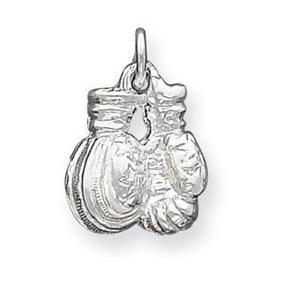 Sterling Silver Boxing Gloves Charm Jewelry