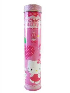Sanrio 7.5in Pink Tin Hello Kitty Pencil Holder   Hello Kitty Pencilcase Clothing