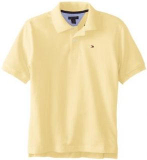 Tommy Hilfiger Boys 8 20 Ivy Spring Polo Shirt, Banana, Medium: Clothing
