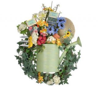 Heartfelt Welcome Garden Wreath by Valerie —