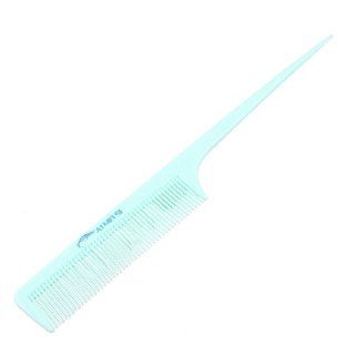 9.3" Length Light Green Plastic Tapering Handle Hair Comb for Ladies : Beauty