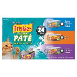 Friskies Classic Pate Variety Pack Wet Cat Food