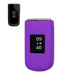 Fashionable Perfect Fit Hard Protector Skin Cover Cell Phone Case for Nokia 3711 T Mobile   Purple: Cell Phones & Accessories
