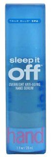 Bath & Body Works True Blue Spa Sleep It Off Overnight Anti Aging Hand Serum 1 fl oz (29 ml) : Hand Creams : Beauty