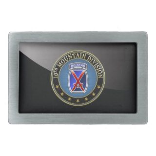 [300] 10th Mountain Division [10th MD] CSIB Rectangular Belt Buckles