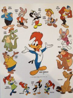 Lithograph Woody Woodpecker & Friends : Collectible Figurines : Everything Else