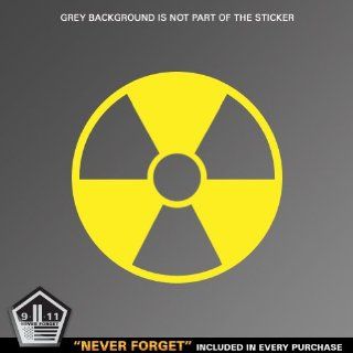 (2x) 5" Radioactive Logo Sticker Vinyl Decals: Automotive