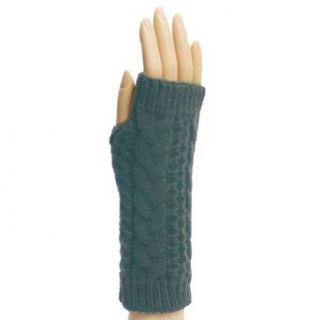 Luxury Divas Dark Grey Cable Knit Fingerless Arm Warmer Gloves at  Womens Clothing store: Fashion Arm Warmers