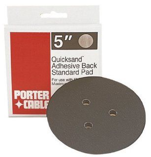 PORTER CABLE 13900 5 Inch Standard Adhesive Back Sanding Pad (for 332 Random Orbit Sander) Inch   Sanding Disc Backing Pads  