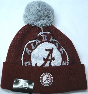 Alabama Crimson Tide New Era NCAA Woven Biggie Cuffed Knit Hat : Sports Fan Beanies : Sports & Outdoors