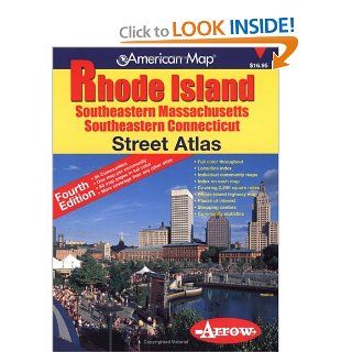 Rhode Island Atlas: Arrow Map Inc.: 9781557511225: Books