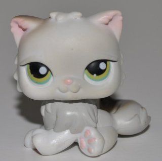 Persian #328 (Grey/White)   Littlest Pet Shop (Retired) Collector Toy   LPS Collectible Replacement Figure   Loose (OOP Out of Package & Print): Everything Else