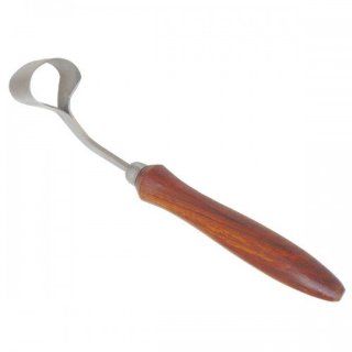 Hoof Knife, Oval Shape, Stainless Steel with Wood Handle 8" : Pet Health Care Supplies : Pet Supplies