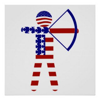 USA Archery   American Archer Print