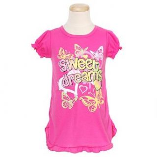Sweet n Sassy Little Girls Fuchsia Nightgown Pajamas Sleepwear 4: Clothing