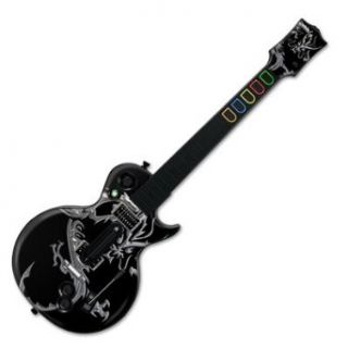 Chrome Dragon Design Skin Decal Sticker for Wii Guitar Hero III Gibson Les Paul Guitar Controller: Software