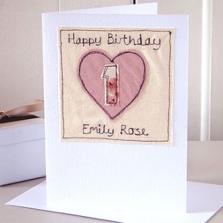 personalised girl's age birthday card by milly and pip