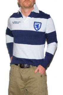 Polo Ralph Lauren Custom Fit Mens Rugby Cricket Bleeker Shirt Navy Small at  Mens Clothing store
