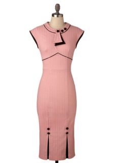 Stop Staring! Gentlemen Prefer Pink Dress  Mod Retro Vintage Dresses