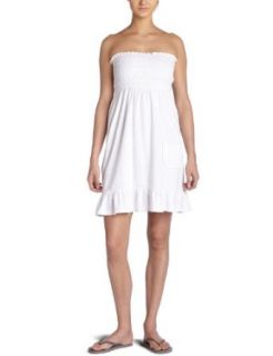 Raviya Women's Terry Dress, White, Medium at  Womens Clothing store