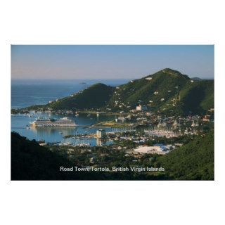 Road Town, Tortola, British Virgin Islands Poster