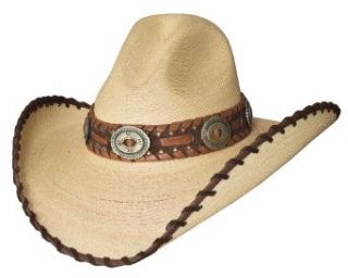 Bullhide "Golden Dawn" 20X Shapeable Palm Leaf Western Hat with Gus Crown at  Mens Clothing store: Cowboy Hats