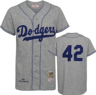 Brooklyn Dodgers Jackie Robinson #42 Throwback Jersey : Sports Fan Jerseys : Sports & Outdoors