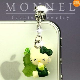 Ip361 Cute Hello Kitty Anti Dust Plug Cover Charm for Iphone 4 4s Cell Phones & Accessories