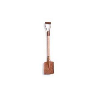 12 Mini Rusted Metal Blade & Wood Handle Snow Shovels   3 3/4" Long: