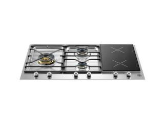 Bertazzoni PM363I0X Professional 36" Stainless Steel Dual Fuel Induction Cooktop Appliances