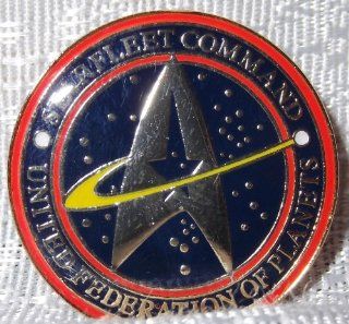 Star Trek The Next Generation STARFLEET COMMAND Logo PIN: Everything Else