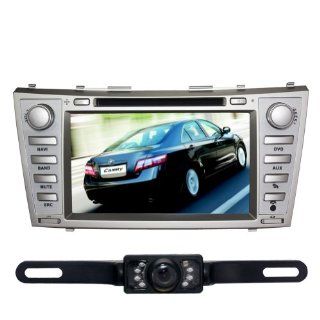Tyso For Toyota Camry (2007 2011) HD 8" Car DVD GPS Navigation Rear Camera Bluetooth Ipod Free Map CD8964R : In Dash Vehicle Gps Units : Car Electronics